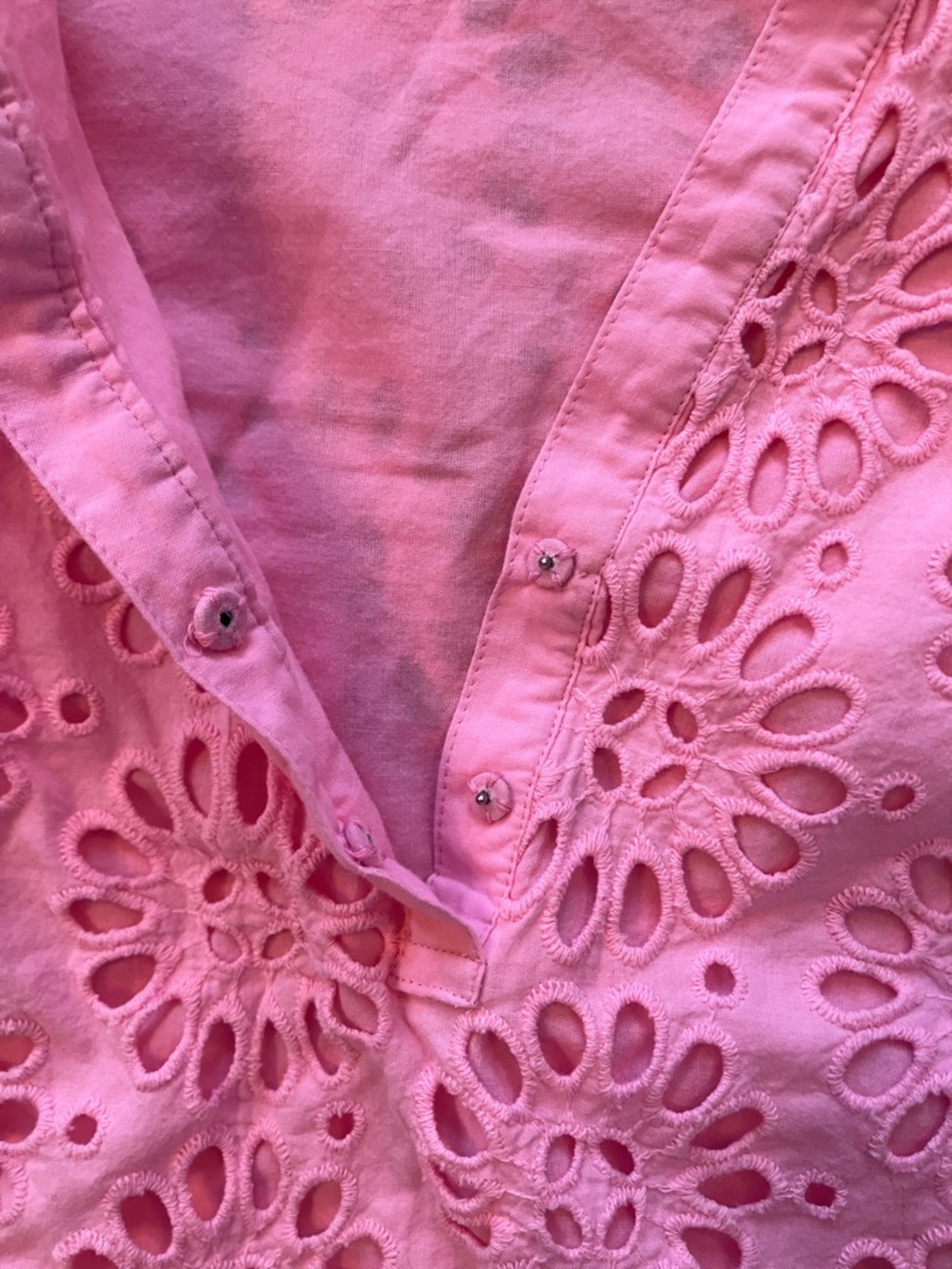 Lilly Pulitzer - Women’s Pink Peony Bekah Eyelet Dress - Medium - Picture 11 of 12